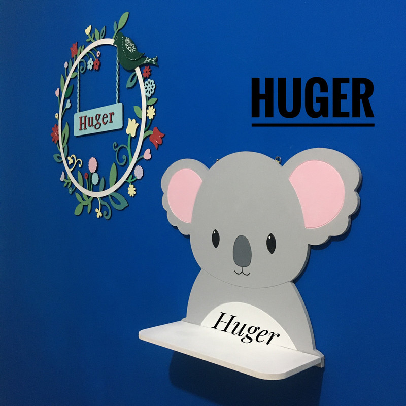 شلف دیواری اتاق کودک طرح كوالا مدل k30