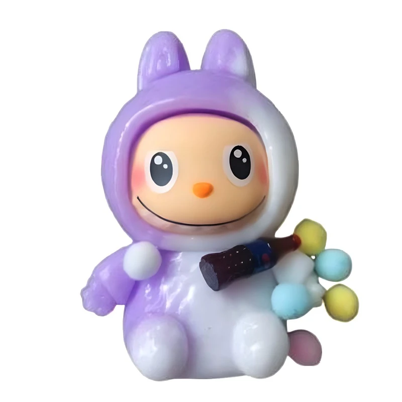 فیجت ضد استرس دنیای سرگرمی های کمیاب مدل اسکویشی فانتزی نرم طرح لبوبو