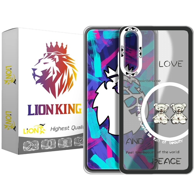 کاور لاین کینگ مدل دو خرسLOVE مناسب برای گوشی موبایل سامسونگ Galaxy A50/A50s/A30s