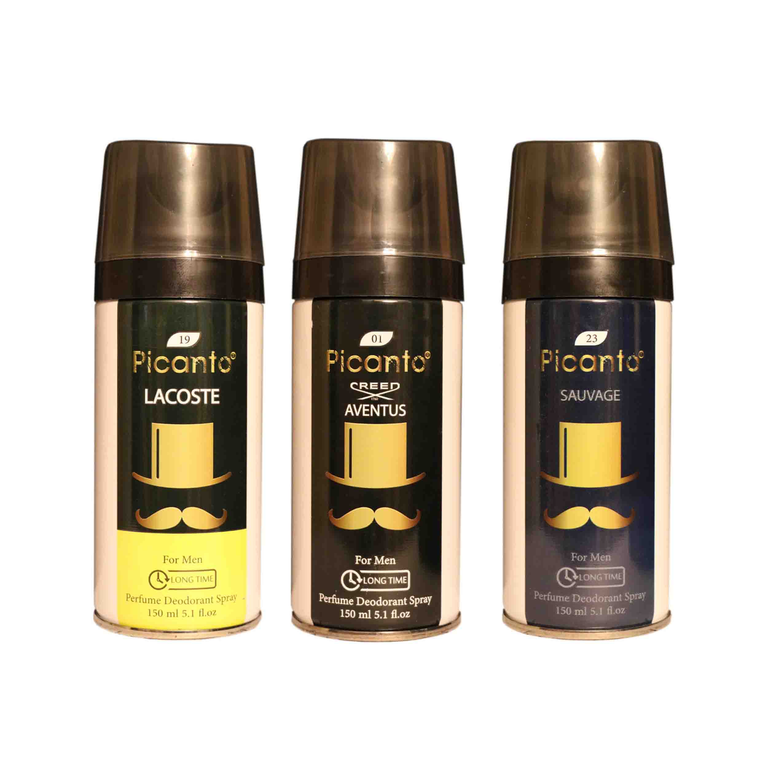 اسپری خوشبو کننده بدن مردانه پیکانتو مدل P36 حجم 150 میلی لیتر مجموعه 3 عددی