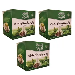 چای کیسه ای سبز ایرانی نادری - 24 گرم بسته 3 عددی 