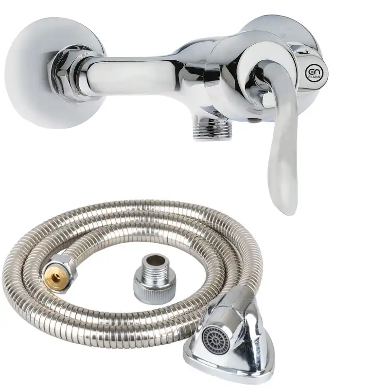 شیر سرویس بهداشتی ایلمان مدل قاصدک به همراه شلنگ توالت