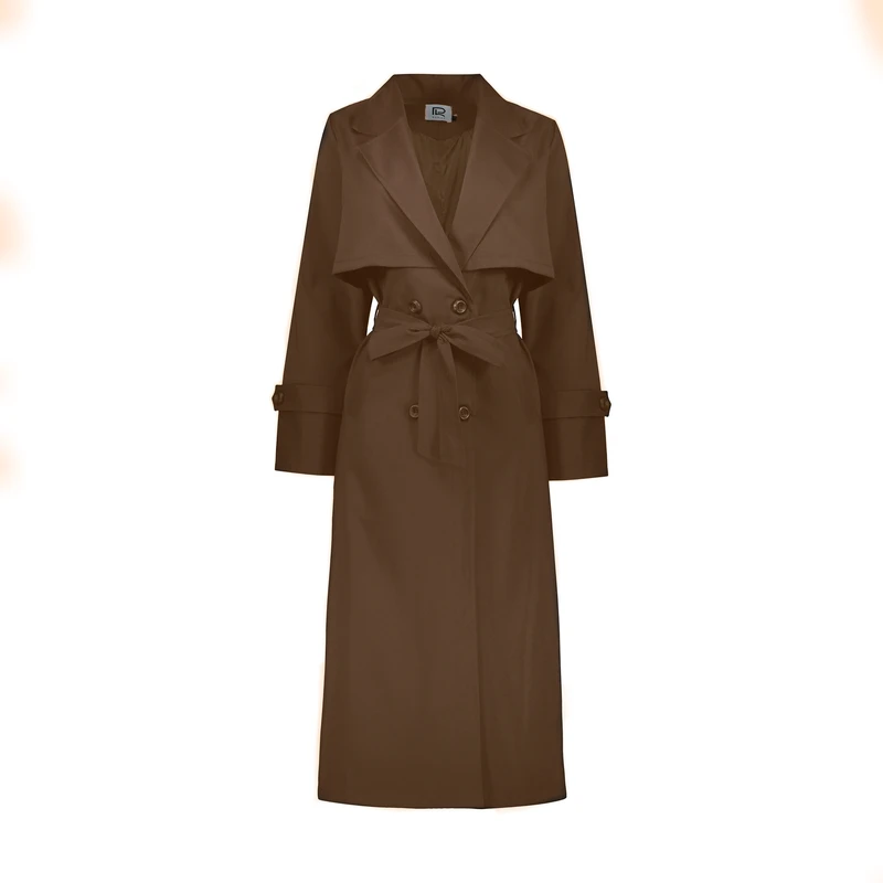 بارانی زنانه مدل ترنچ ملانى R112