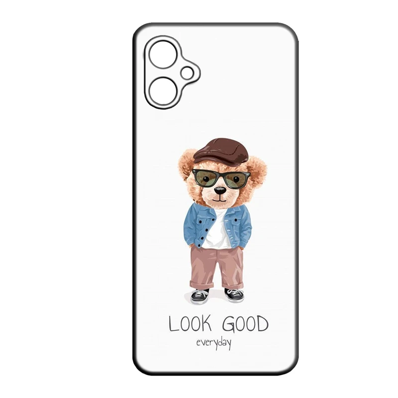 کاور طرح خرس کد 35 مناسب برای گوشی موبایل سامسونگ Galaxy A05