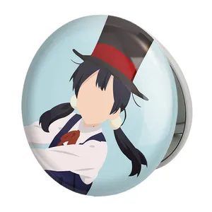 آینه جیبی خندالو طرح تاماکو انیمه فروشگاه تاماکو مدل تاشو کد 24284 