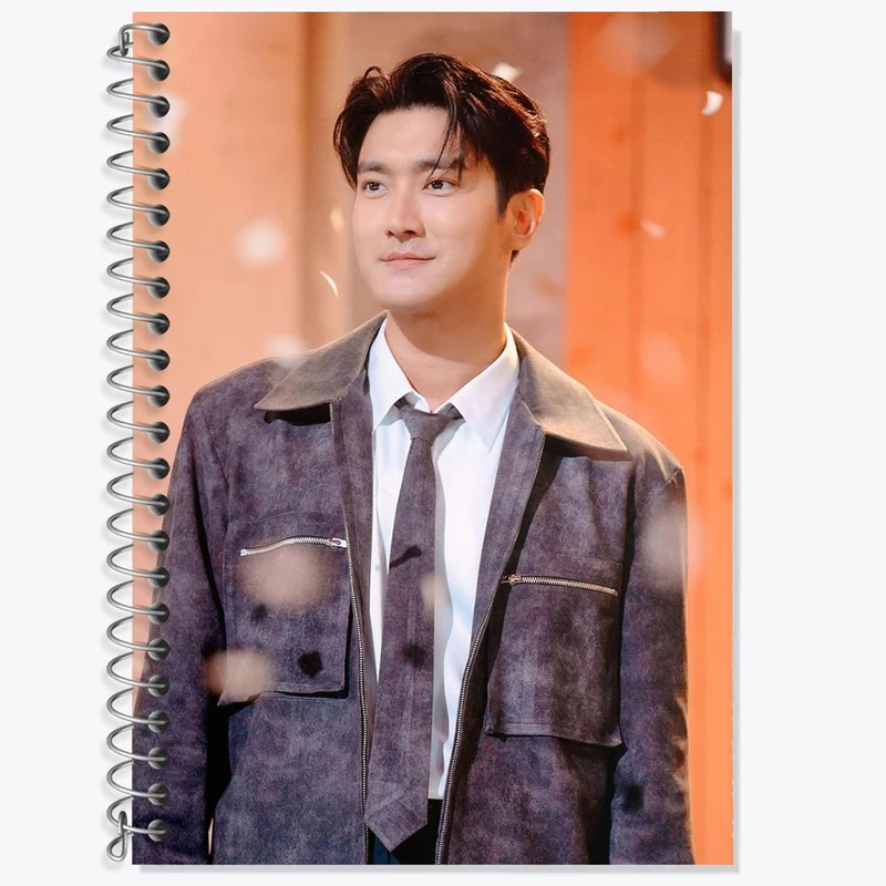 دفتر زبان 50 برگ خندالو مدل دو خط طرح شیوون گروه سوپر جونیور Super Junior کد 21431
