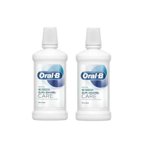 دهان شویه اورال-بی مدل Gum حجم 500 میلی لیتر بسته 2 عددی