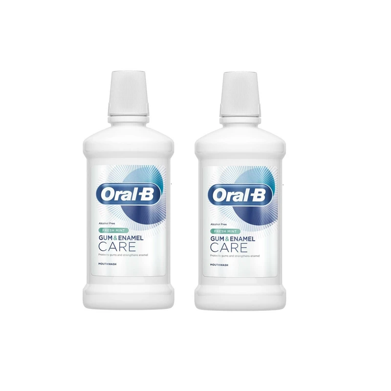 دهان شویه اورال-بی مدل Gum حجم 500 میلی لیتر بسته 2 عددی