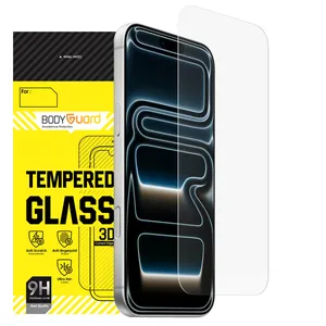 محافظ صفحه نمایش شیشه ای بادیگارد مدل Clear مناسب برای گوشی موبایل اپل iPhone 17 Pro 