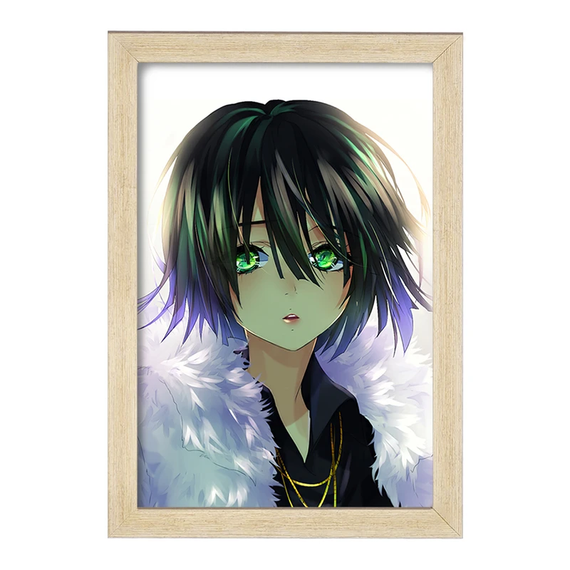 تابلو خندالو مدل فوبوکی انیمه مرد تک مشتی One Punch Man  کد 11338