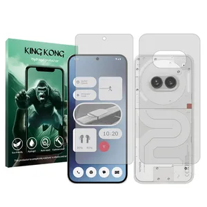 King Kong Tough model transparent screen protector suitable for Nothing Phone 2a mobile phone along with the back protector