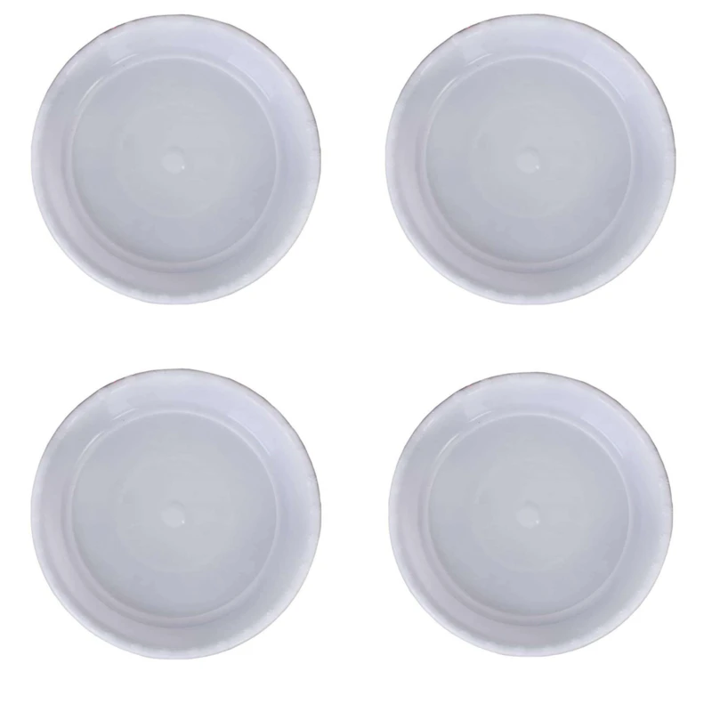 زیرگلدانی مدل پلاستیکی گردکد  22cm بسته 4 عددی