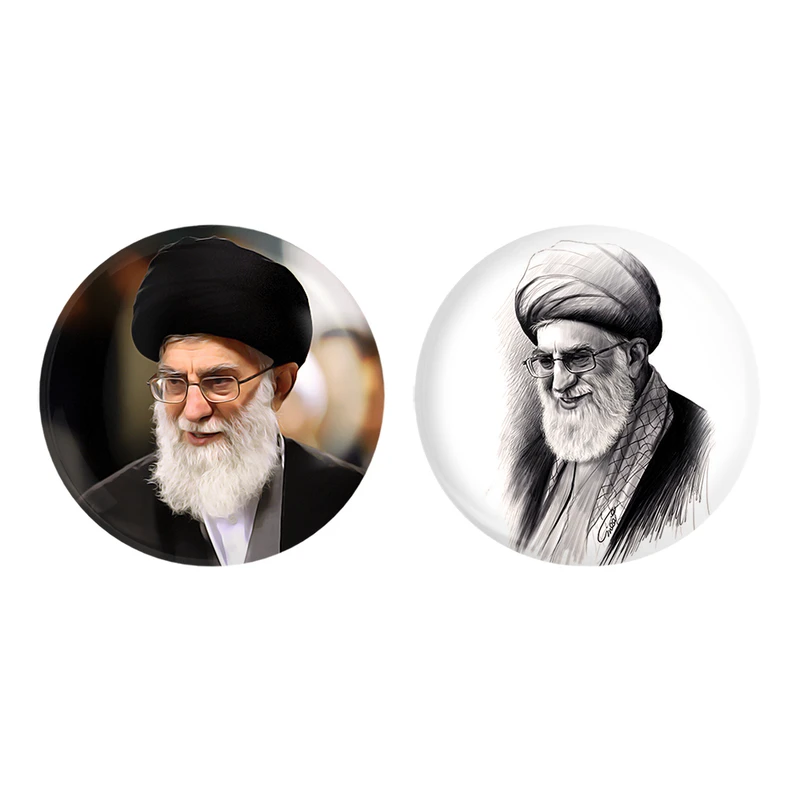 مگنت خندالو طرح رهبر کد 25792574 مجموعه 2 عددی
