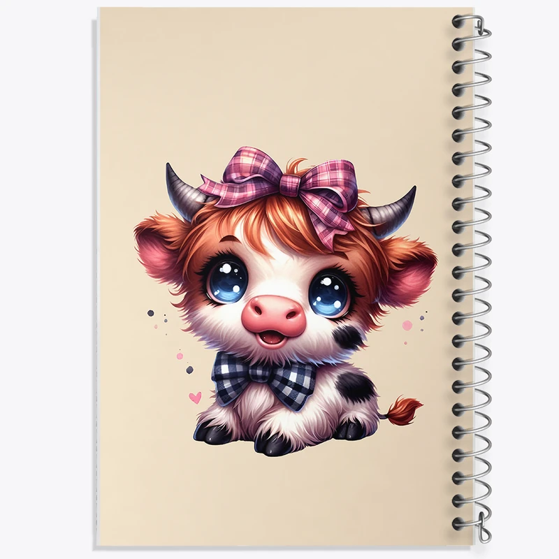 دفتر لیست خرید 50 برگ خندالو طرح گاو بامزه کد N5483