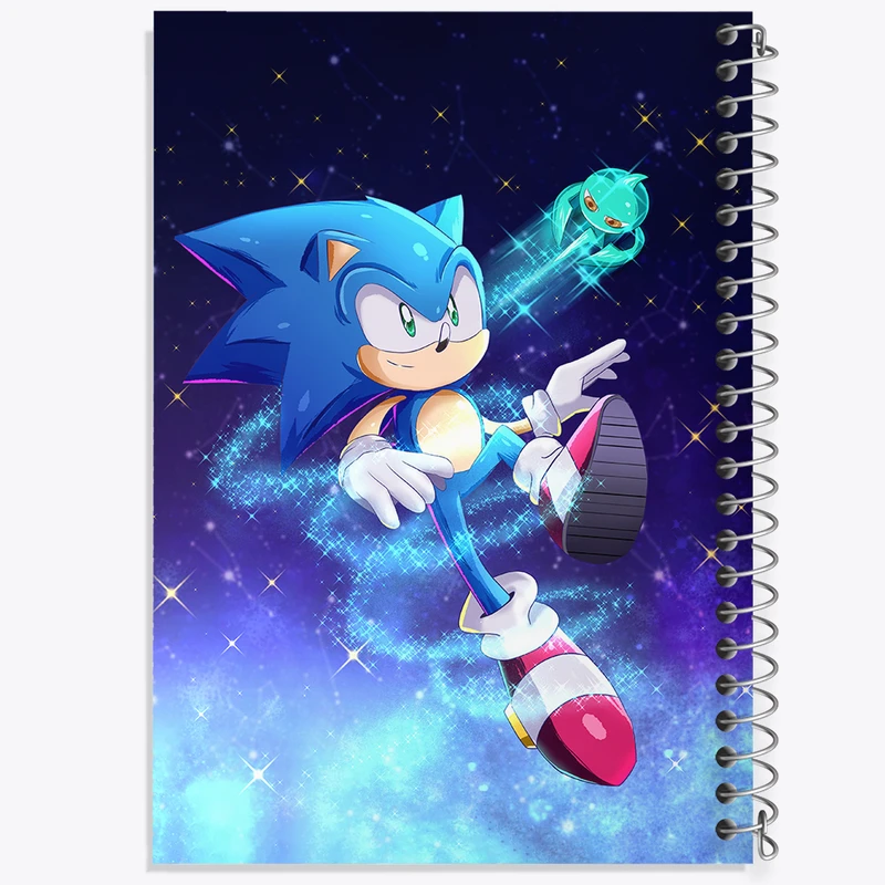 دفتر مشق 100 برگ خندالو طرح سونیک (Sonic) کد 37013
