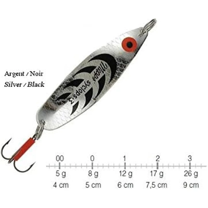 عکس شماره 3 : طعمه ماهیگیری مدل قاشقک استیل ماهیگیری سایز 26 گرمی