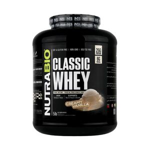 پروتئین وی کلاسیک با طعم وانیل خامه نوترابایو - 2268 گرم