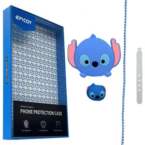 Epicoy Stitch design Cover for adapter 20w With cable protector