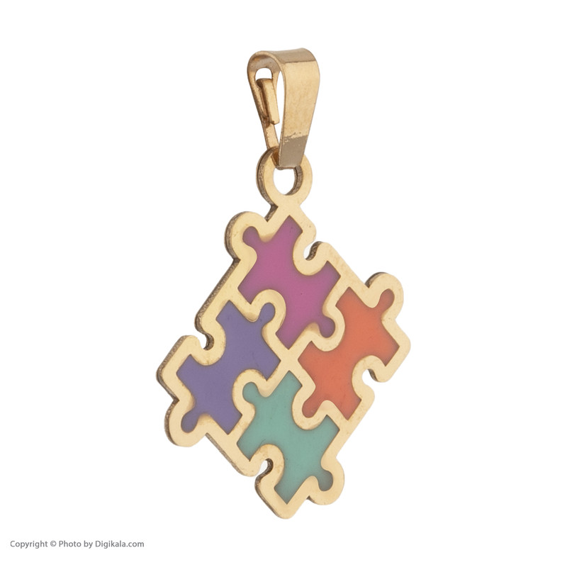 آویز گردنبند طلا 18 عیار دخترانه مایا ماهک مدل MM1583