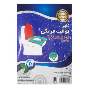 روکش یکبار مصرف توالت فرنگی مدل Toilet Cover بسته 40 عددی