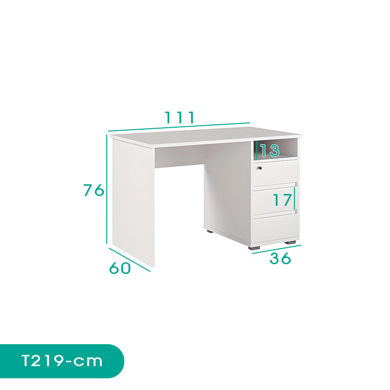 میز تحریر اسمردیس مدل T219