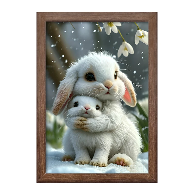 تابلو خندالو طرح خرگوش های بازیگوش کد F12782