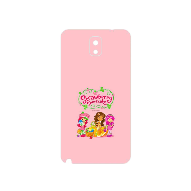 برچسب پوششی ماهوت مدل Strawberry Shortcake مناسب برای گوشی موبایل سامسونگ Galaxy Note 3