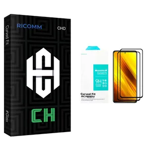 Ricomm CH glass Screen Protector For Xiaomi Xiami Redmi Poco X3 Pack Of 2