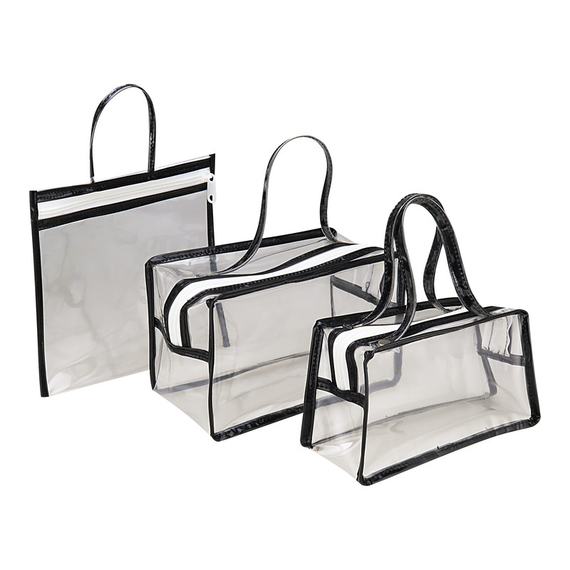 کیف لوازم آرایش زنانه مدل میکس مجموعه سه عددی