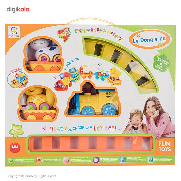 قطار اسباب بازی شنگ چوان مدل Animals