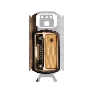 MAHOOT Radio Nostalgia Cover Sticker for Doogee S70