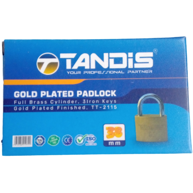 قفل آویز تندیس مدل 38mm مجموعه 6 عددی