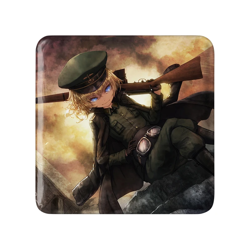 پیکسل خندالو طرح تانیا انیمه یوجو سنکی مدل مربعی کد 34694