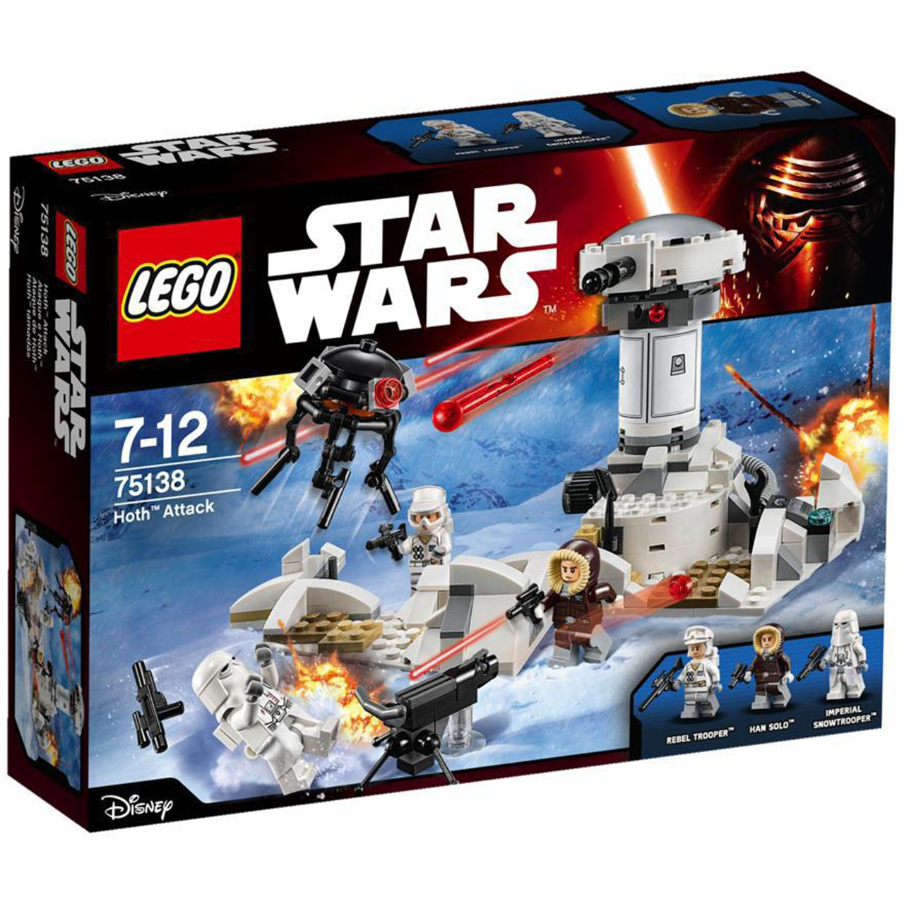 لگو سری Star Wars مدل Hoth Attack 75138