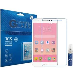 محافظ صفحه نمایش شیشه ای ایکس اس مدل تمپرد مناسب برای تبلت ایسوس ZenPad C Z171KG به همراه اسپری پاک کننده صفحه XS