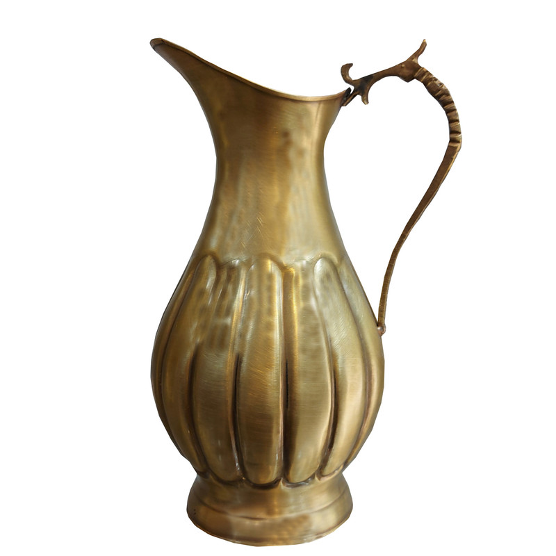 پارچ برنجی مدل خطی کد 5897