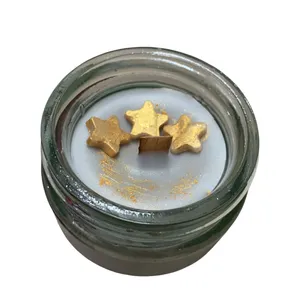 شمع لیوانی مدل ستاره