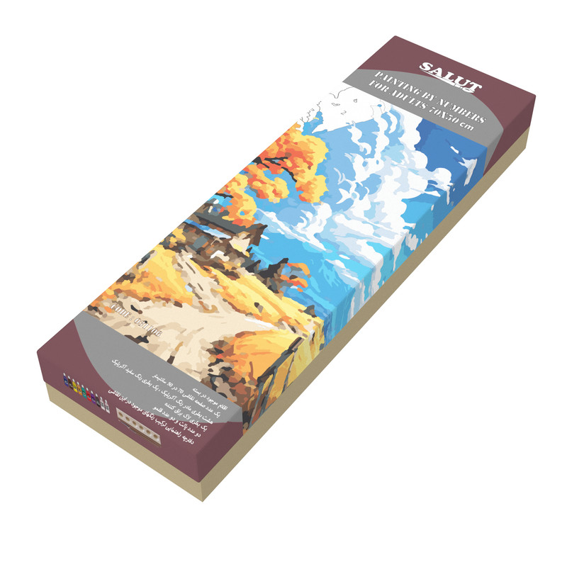 بسته رنگ آمیزی سالوت مدل آکرولیک کد 031106 مجموعه 18 عددی