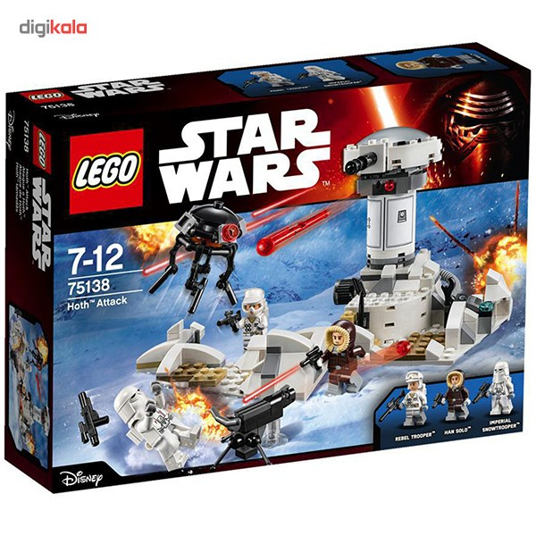 لگو سری Star Wars مدل Hoth Attack 75138