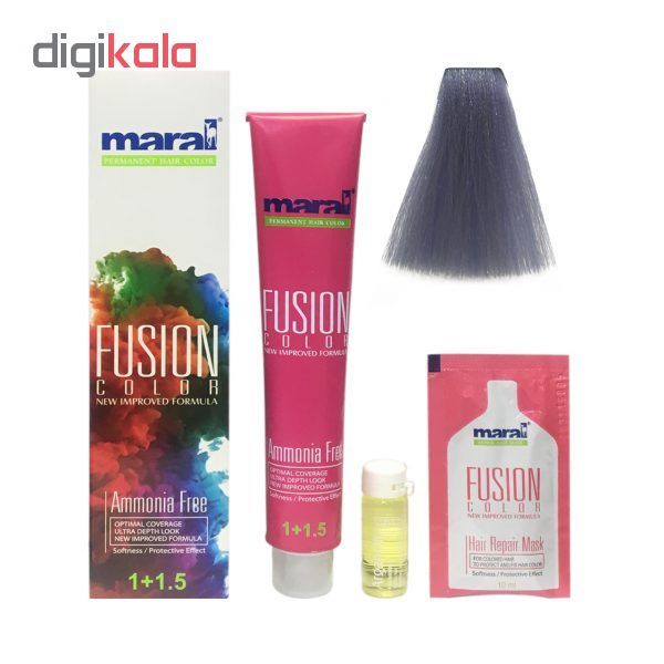 رنگ مو مارال سری فانتزی مدل Fusion شماره 7.102 حجم 100 میلی لیتر رنگ دلفینی - - 2