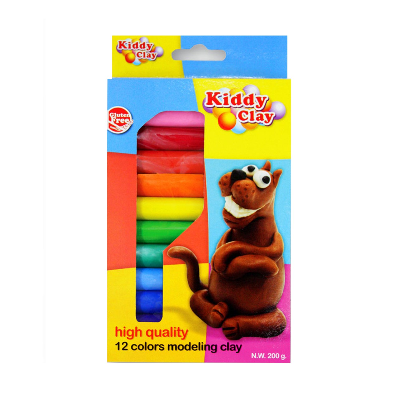 خمیر بازی کیدی کلای مدل 12colors modeling clay