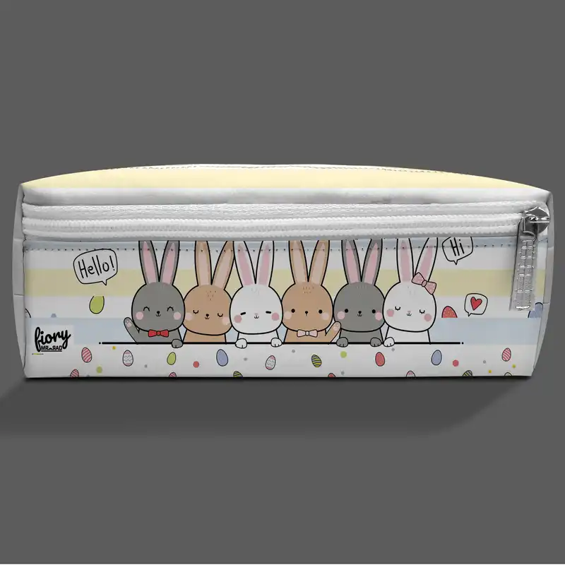 جامدادی مستر راد مدل سه زیپ طرح خرگوش آنجل کد 2484