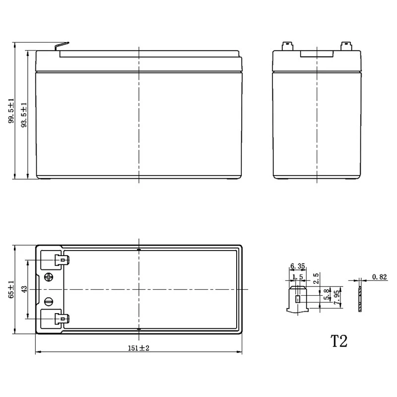 عکس شماره 4 : باتری ups 12 ولت 7.2 ایبیزا مدل 12v7.2ah