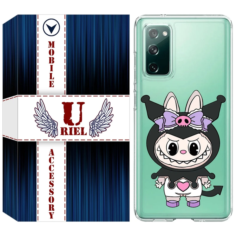 کاور یوریل مدل Clear کد 137 طرح لبوبو Labubu مناسب برای گوشی موبایل سامسونگ Galaxy S20 FE