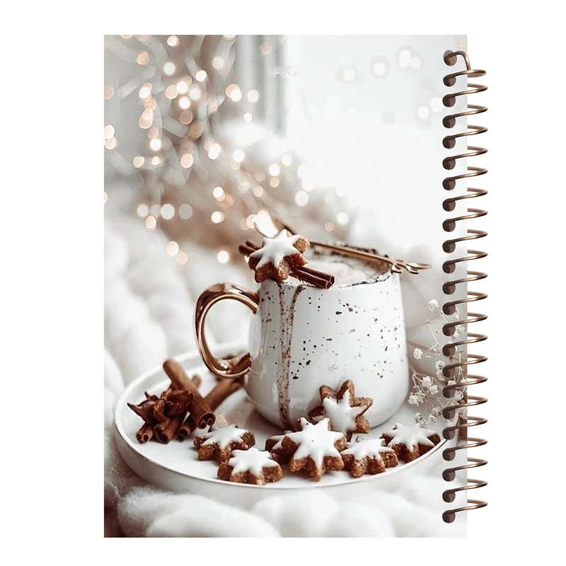 دفترچه یادداشت 100 برگ طرح کریسمس کد O175