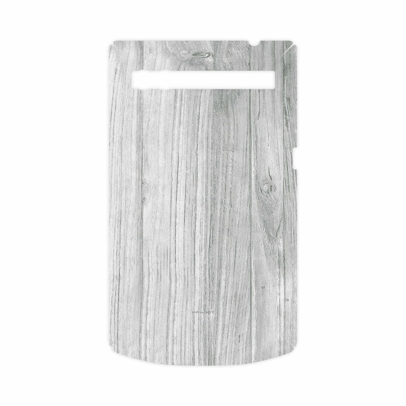 برچسب پوششی ماهوت مدل White Wood-FullSkin مناسب برای گوشی موبایل بلک بری P9983
