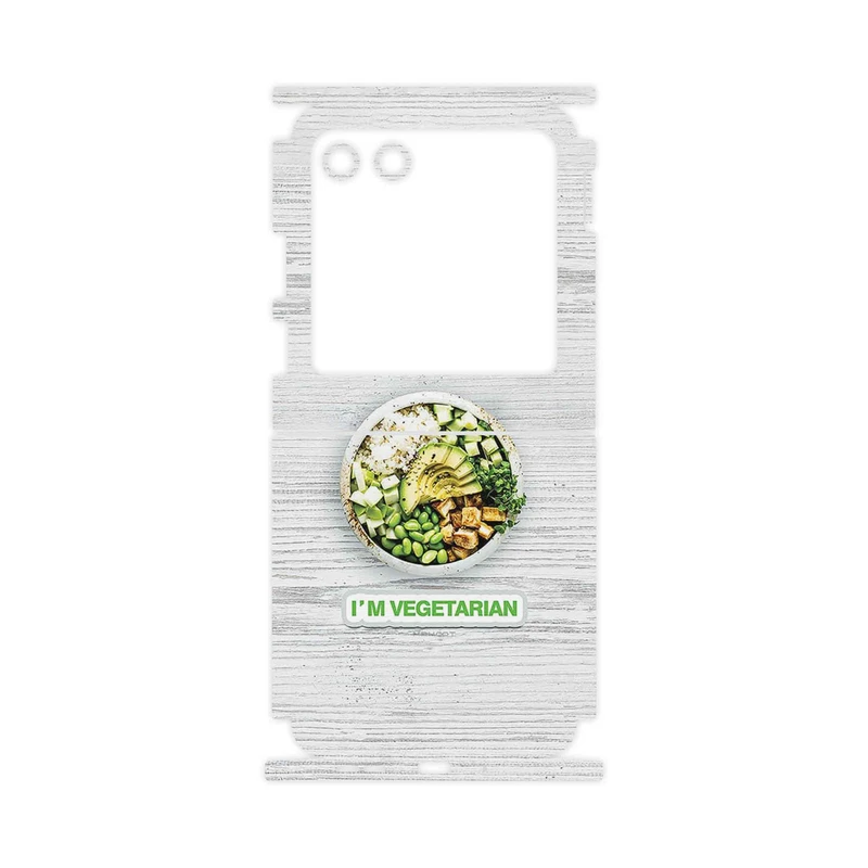برچسب پوششی ماهوت مدل Im_vegetarian-FullSkin مناسب برای گوشی موبایل موتورولا Razr 40 Ultra