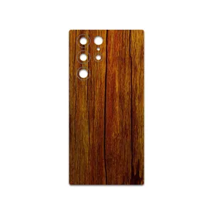 MAHOOT Orange-Wood Cover Sticker for Samsung Galaxy S22 Ultra 5G