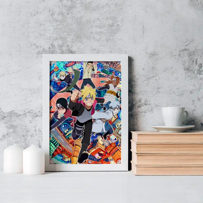 تابلو خندالو مدل بوروتو اوزوماکی انیمه بوروتو کد 15737