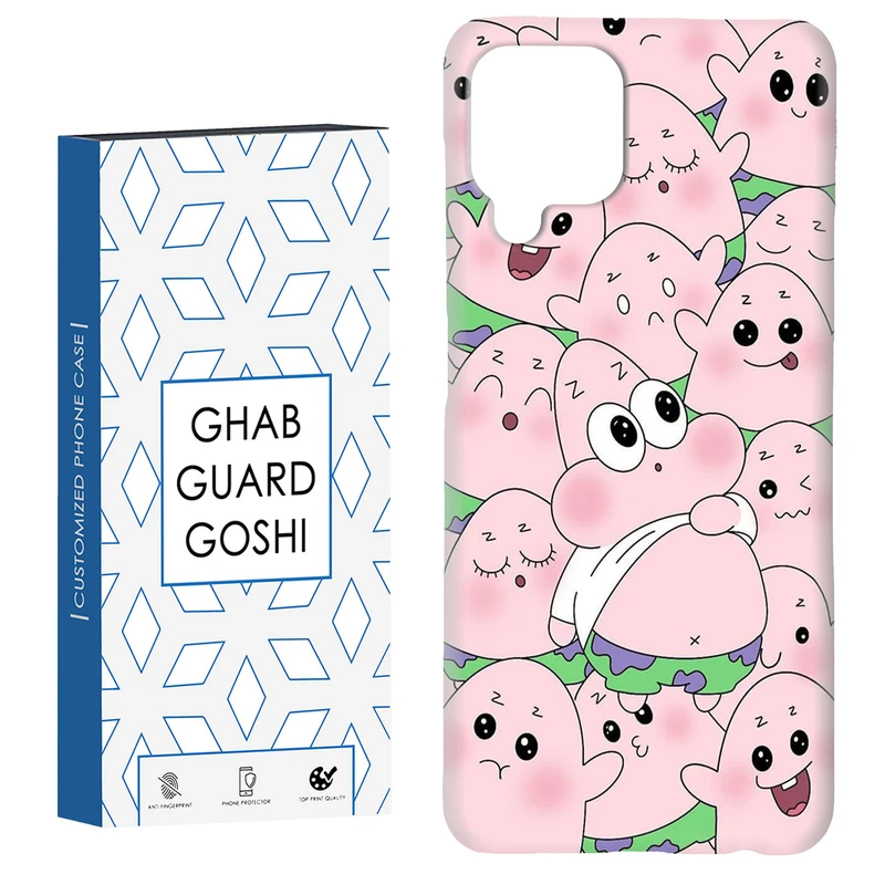 کاور قاب گارد گوشی طرح پاتریک کد Dimo-101 مناسب برای گوشی موبایل سامسونگ Galaxy A12 / Galaxy M12